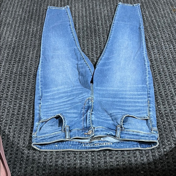 American Eagle Outfitters Blue Skinny Jeans Classic Style - Picture 4 of 4